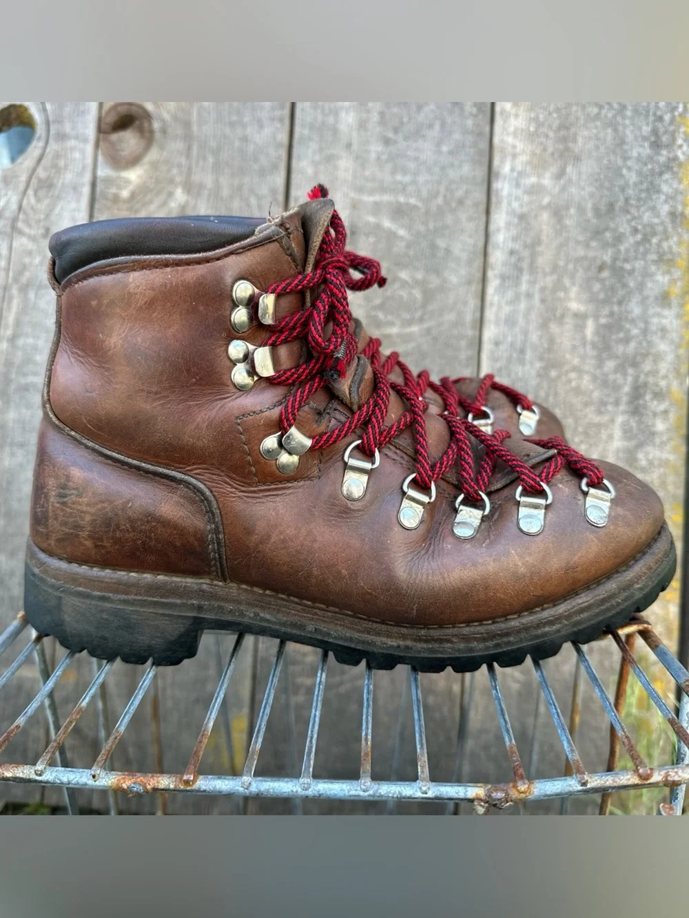 VTG DEXTER W998-2 Mountaineering Boots USA Made Leather Vibram Men’s 8M Heritage